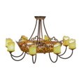 thumbnail image 5 of Meyda Tiffany 152401 Stanley 20 Light 32" Wide Semi-Flush Ceiling Fixture - Cafe-Noir, 5 of 5