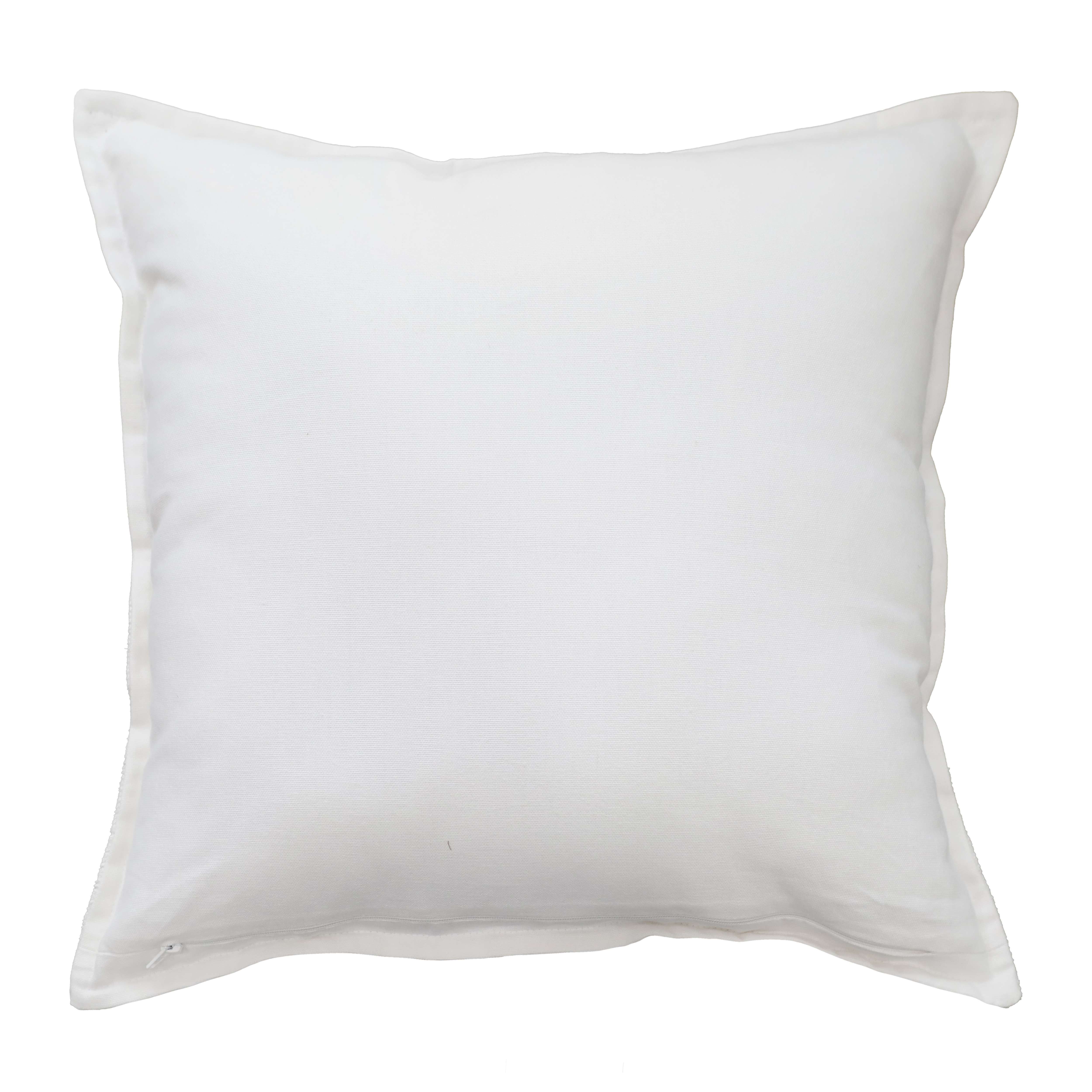 Mainstays Two-Toned Trailblazer Brown Polyester Cotton 18" x 18" Square Decorative Throw Pillow