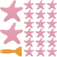 thumbnail image 1 of 20 pegatinas antideslizantes para bañera con forma de estrella de mar, para ducha, de seguridad, con raspador., 1 of 7
