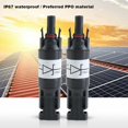 thumbnail image 2 of Conector solar con diodo impermeable Conector PV DC1000V 20A IP67 PPO Conector macho Enchufe, 2 of 5
