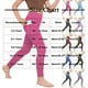 thumbnail image 3 of Amzcrzy Leggings Yoga Niñas 4 A 13 Años Cintura Alta Deportivos Cómodos Elásticos Control Abdomen Suaves Tacto Agradable Con Bolsillos Correr Ejercicio Verde, 3 of 9