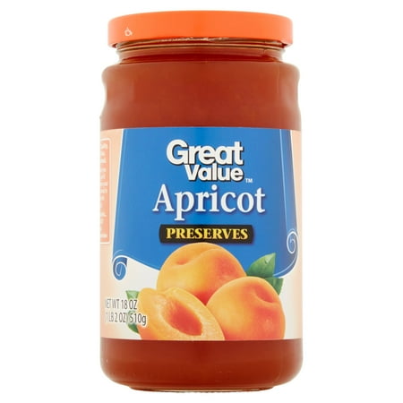 Great Value Apricot Preserves, 18 oz