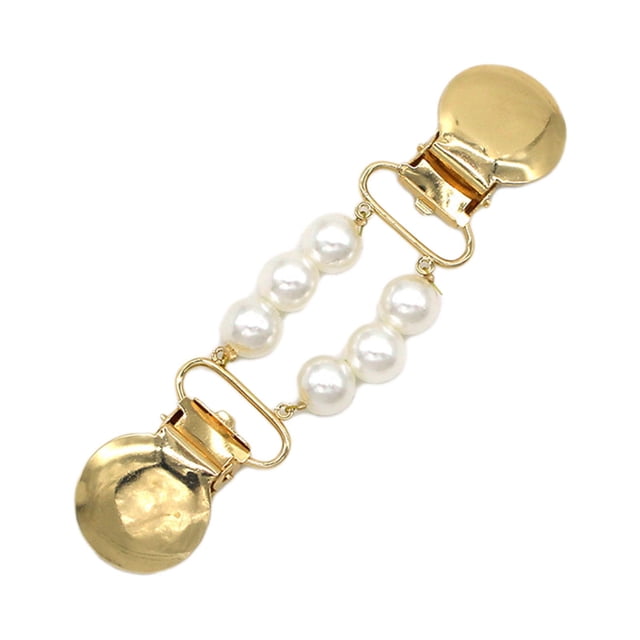 Clips para chal de suéter, broches para cárdigan, broches de regalo para mujeres y niñas, para estilo A jinwen Clips para chal de suéter