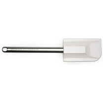 Stainless Steel White Silicone Spatula Large White 9.5 inch