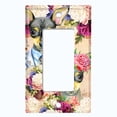 thumbnail image 5 of Metal Light Switch Plate Cover Cute Chihuahua Floral Wedding Beige DOG023, 5 of 13