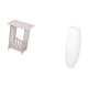 thumbnail image 5 of Práctica Mesilla De Noche Con Lámpara De Pie De Pantalla Sencilla, Protector De Bombilla De Papel, Ideal Para Hoteles, Cafeterías, Salones, Balcones Y Hogares., 5 of 8