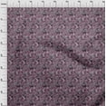 thumbnail image 4 of oneOone Tissu Velours Violet Tissu Robe Tropicale Tissu Imprimé Tissu au Mètre 58 Pouces de Large, 4 of 5