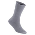 thumbnail image 3 of Lian LifeStyle Fantastic Children's 3 Pairs Wool Crew Socks Super Comfortable, Soft, and Durable LK0601 Size 6M-12M (Coffee,Dark Grey,Grey), 3 of 4