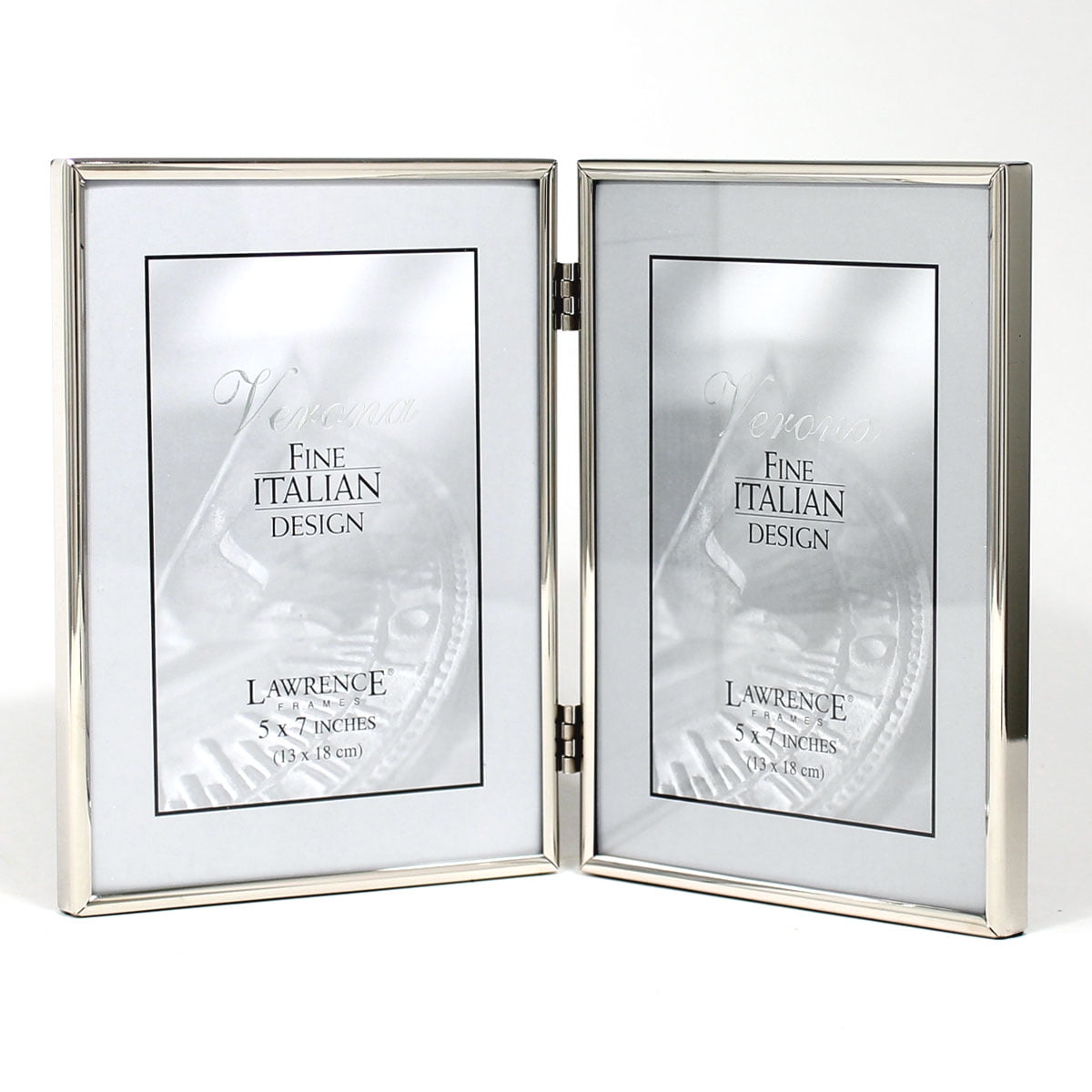 Silver Plated Double Sided Photo Frame 5" x 7" 