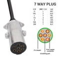 thumbnail image 4 of Cable Enrollado Para Remolque De 7 , Plug And Play, Cable De Alimentación Eléctrica Para Remolque De Cobre Puro De Alta Conductividad, Versátil Para Semirremolques,, 4 of 7