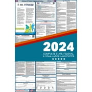 2024 Arkansas State and Federal Labor Law Poster (Laminated)