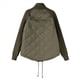 thumbnail image 5 of Chaqueta de Invierno para Mujer, Cálida, de Punto, con Retazos, Acolchada, Informal, de Cuello Alto, Larga y Cremallera Verde XXL, 5 of 7