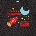 thumbnail image 4 of Inktastic I Love My Glamma to the Moon and Back Boys or Girls Baby Bodysuit, 4 of 5