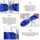 thumbnail image 4 of Almohada nupcial para boda, anillo de bolsillo, almohada, soporte para cojín con decoración de corazones dobles, 20*20cm, azul, 4 of 5