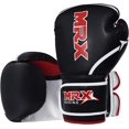 thumbnail image 3 of MRX Kids Boxing Gloves for Boys & Girls Boxing Training Gloves Kickboxing Muay Thai Sparring Youth Junior Punching Gloves Kickboxing Gloves Children’s Workout Boxing Gloves Gift for Kids Black Red 6oz, 3 of 7