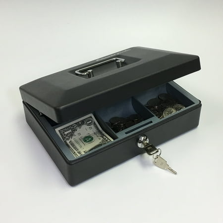 Pen + Gear Cash Box with Removable Cash Tray