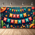 thumbnail image 7 of Colorful Decoration Fiesta Birthday Banner Polyester Material Celebration Banners for Birthday Party Indoor Outdoor Event, 7 of 7