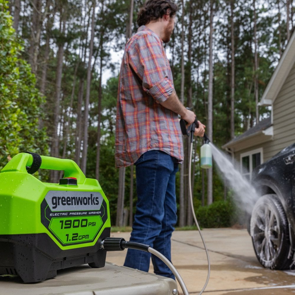 Open Box Greenworks 1900 PSI 1.2 GPM Cold Water Electric Pressure