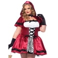 thumbnail image 1 of Gothic Red Riding Hood Plus Size Costume, 1 of 1