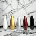 thumbnail image 6 of 31.5" Spun Bamboo Tall Floor Vase - Sleek Metallic Finish, Elegant Home Decoration, Modern Accent Piece, Living Room Decor, Handcrafted Bamboo Art, Contemporary Design, Unique Tall Vase, Red Large, 6 of 7
