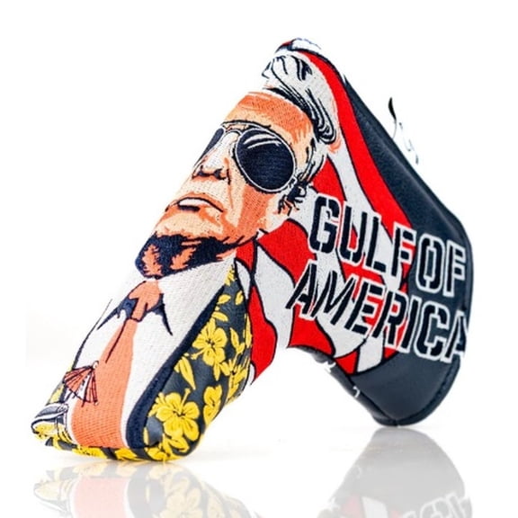 Pins & Aces Trump Gulf of America Blade Putter Headcover (Multi) Golf 2025 NEW