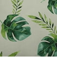 thumbnail image 2 of Simply Daisy Jungle Leaf Outdoor Pillow, Green/White, 14 in x 20 in, 2 of 3