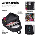 thumbnail image 4 of Bingfone Underwater Diving Animals for Backpack Lunch Bag Pencil Case Set, Large Capacity School Backpack Combination Three-piece Set, Unisex, 4 of 7