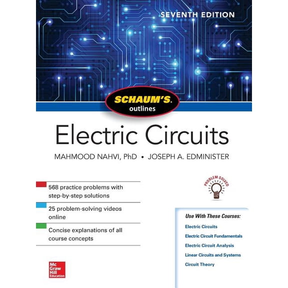 Schaum's Outline of Electric Circuits, Seventh Edition, (Paperback)