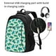 thumbnail image 2 of Balery Green Sea Turtle Mochila con carga USB para hombre y mujer - Mochila impermeable y antirrobo para laptop con puerto USB para viajes, trabajo, 2 of 7