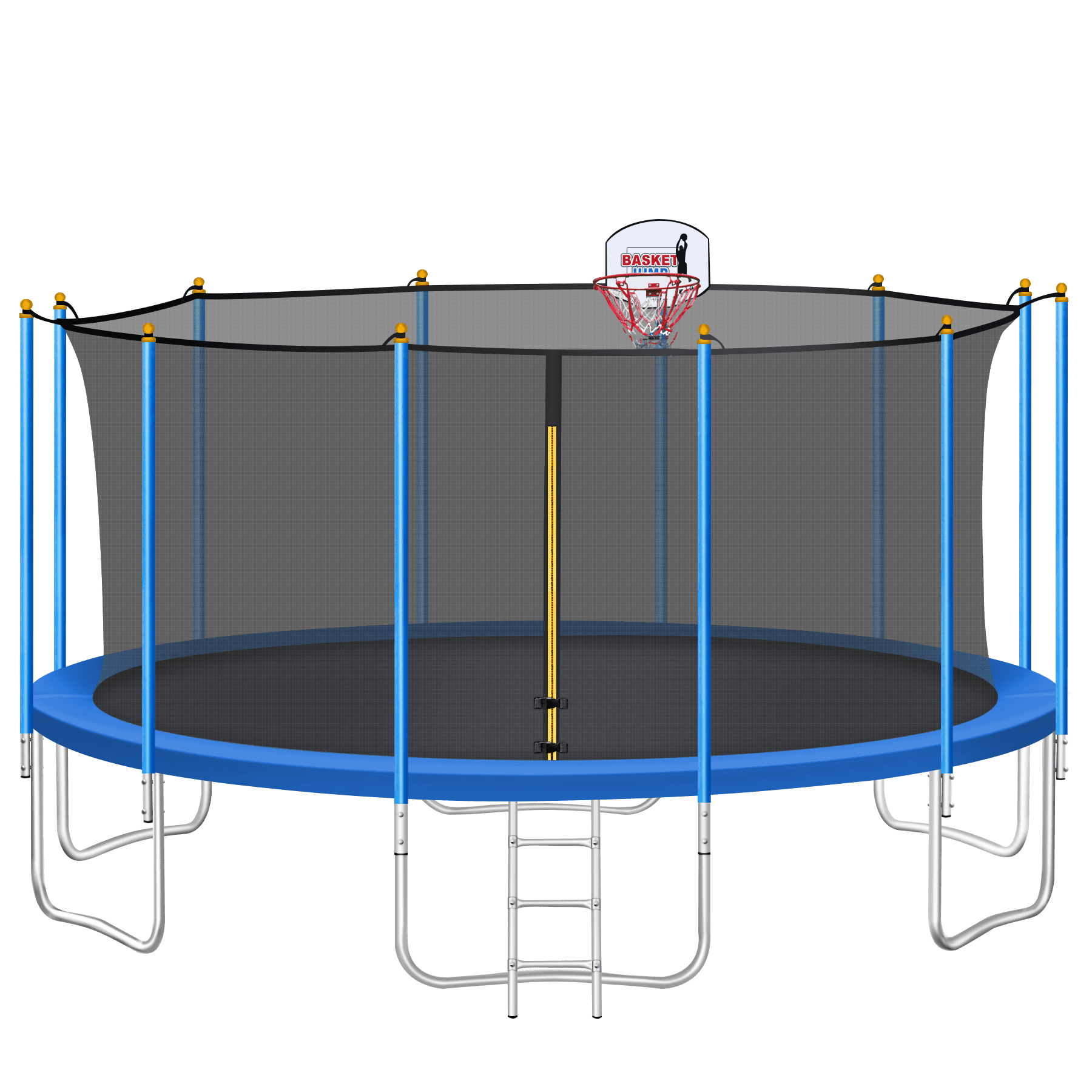 Lavay 1500LBS 16FT Trampoline for Kids Adults, Outdoor Recreational