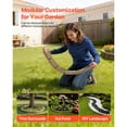thumbnail image 3 of VEVOR Faux Stone Landscape Edging, 46.4 x 2.2 in Realistic Lawn Edging, Flexible Brick-Sized Garden Edging Border with Anchoring Spikes, Fade-Resistant Yard Edging for Driveways Walkway Beige, 3 of 8