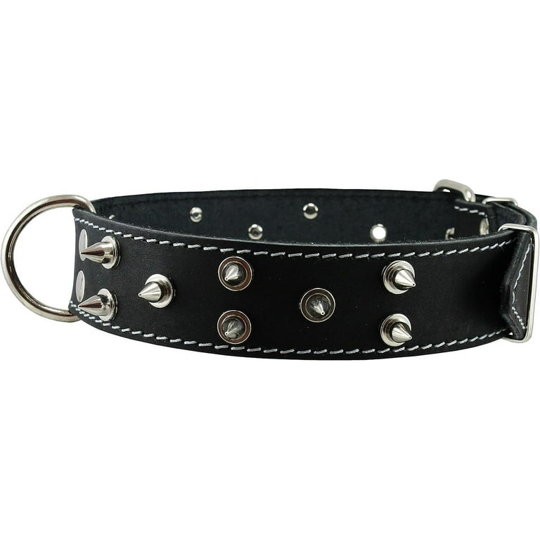 Black spiked hotsell dog collar