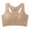 Coffee, variant on Toddler Big Girls Training Bras Fixed Pad Bralette Comfortable Breathable Soft Stretchy Supportive