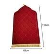 thumbnail image 2 of Prayer Rug Worship Mat Floor Carpet for Outdoor Soft Polyester Bedroom Birthday Gifts Red, 2 of 9