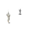 thumbnail image 1 of Escultura De Caballero De Plumas, Colección Moderna De Resina, Artesanía, Figura Decorativa, Adorno De Mesa Vintage Creativo Para Chimenea, Gabinete De Oficina, Entrada, Estantería, Regalo, 1 of 8