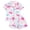 A07 White, variant on Conairie Pajamas for Women Set Valentines Cherry Print Cozy Button Down Shirt And Shorts Pj Set Lounge Soft Two Piece Holiday Sleepwear White L