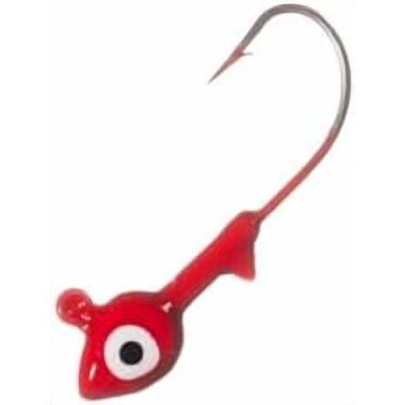 Lures MSHP-12-6-100 Saltwater Jig Heads- #6 Red- 1/2 oz- 100 Pack$$Sport & Recreation Other