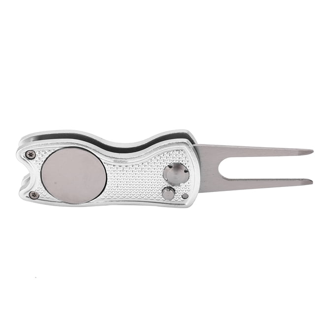 Horquilla de golf plegable, herramienta de reparación de chuletas de aleación de aluminio de alta dureza, diseo ergonómico para golf ANGGREK Otros Deportes