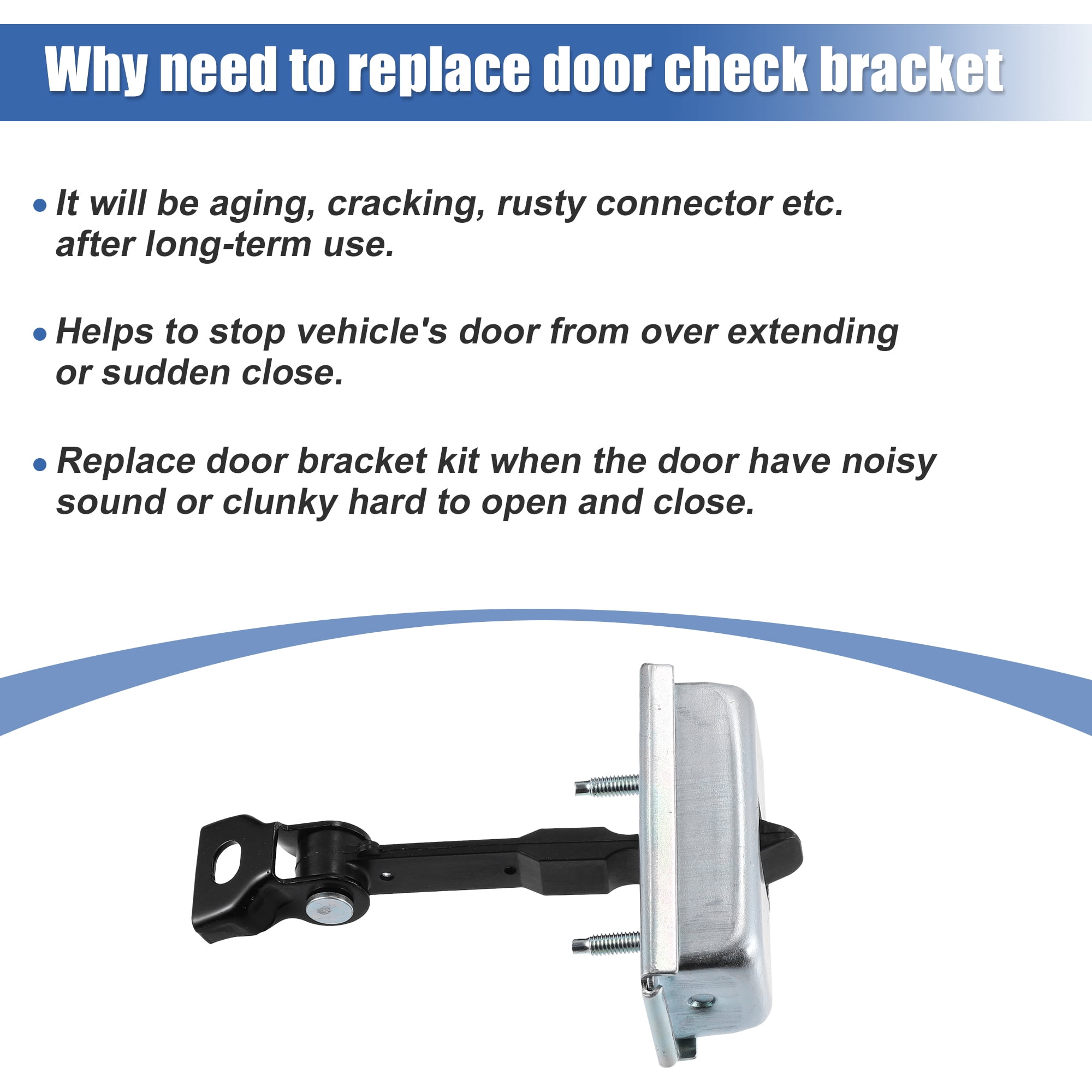 Unique Bargains Front Door Check for Chevrolet for GMC for Cadillac Left Right
