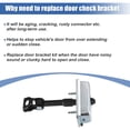 thumbnail image 6 of Unique Bargains Front Door Check Stop Strap Driver Side Door Check Assembly 15173407 for Chevrolet Silverado for GMC, 6 of 7