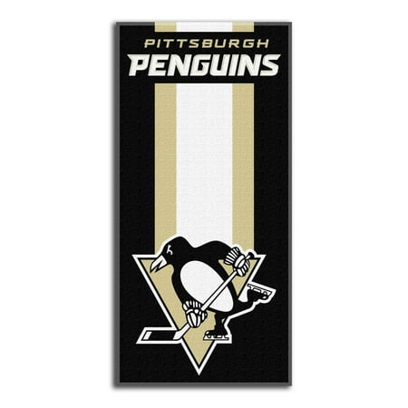 - The Northwest Co NHL 720 Penguins Zone Read Beach Towel