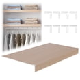 thumbnail image 6 of golytefs 4 Pcs Wire Rack Shelf Covers 0.32in Thick Moisture-resistant Shelfs Liner Easy To Clean And Install for Kitchen Pantry Bathroom Office Shelving (43x20x3in), 6 of 8