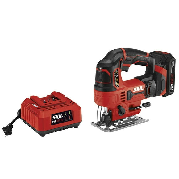 SKIL Casse-Tête 20V 7/8 Pouce Longueur de Course, Inclut Batterie Lithium 2.0Ah PWRCore 20 et Chargeur - JS820302