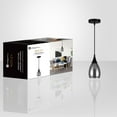 thumbnail image 2 of Xtricity - 1 Light Pendant, 4.7'' Width, From the Repley Collection, Black, 2 of 2