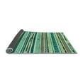 thumbnail image 2 of Ahgly Company Indoor Square Abstract Light Blue Modern Area Rugs, 8' Square, 2 of 4