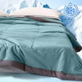thumbnail image 2 of Clearance! Cooling Blankets,Summer Cooling Blankets for Hot Sleepers,Colorful Cooling Blanket for Night Sweats, Soft Comfortable Double-Side Bed Throw,Full Size Spring Throw Blanket 100x140cm A, 2 of 8