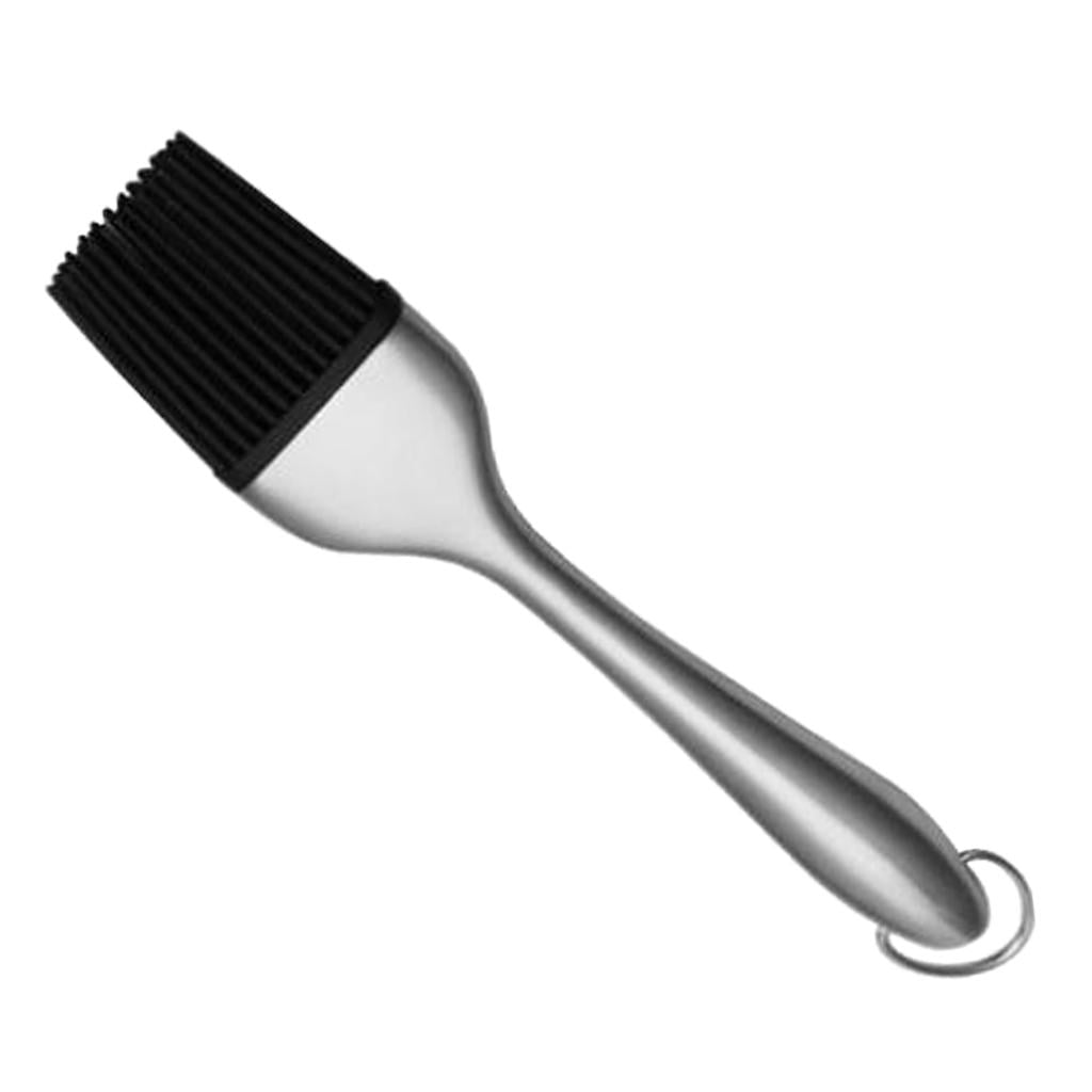 Wood & Silicone Basting Brush – Kitchen Tool For BBQ, Baking, Oil, Butter, Cakes
