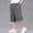 c01Gray, variant on (L-5XL) Men's Big and Tall Elastic Waist Casual Summer Light Weight Sweat Relaxed Fit Work Loose Casual Jogger Shorts Brown L