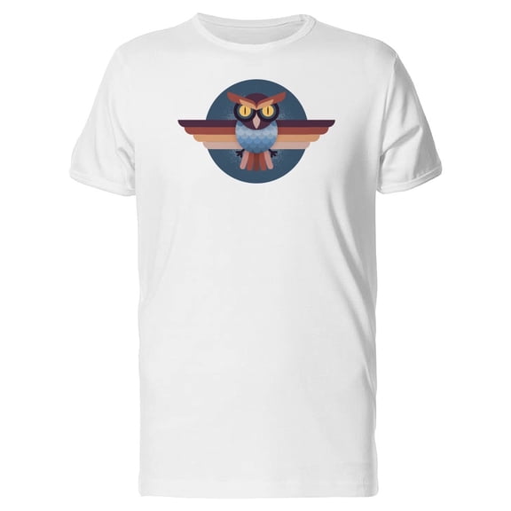 Owl In Military Style Tee Men's -Image by Shutterstock