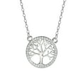 thumbnail image 6 of 925 sterling silver Tree of Life necklace female Euro-American style personality peace tree pendant clavicle chain, 6 of 14